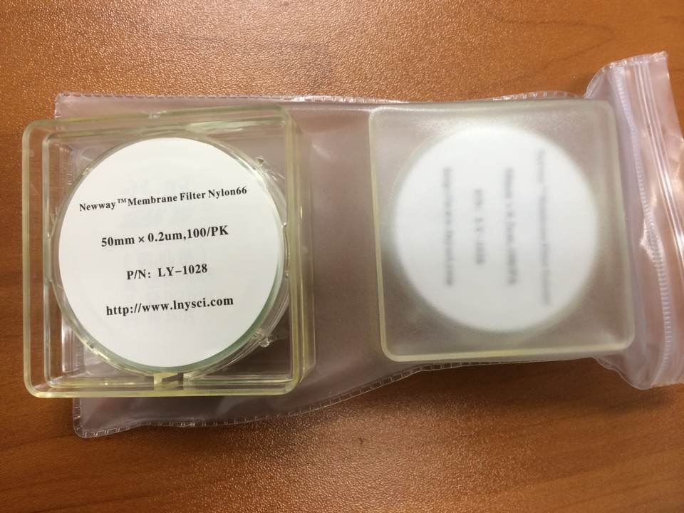 Membrane Filter Nylon66 50MMX 0.2um 100/PK,  LY-1028